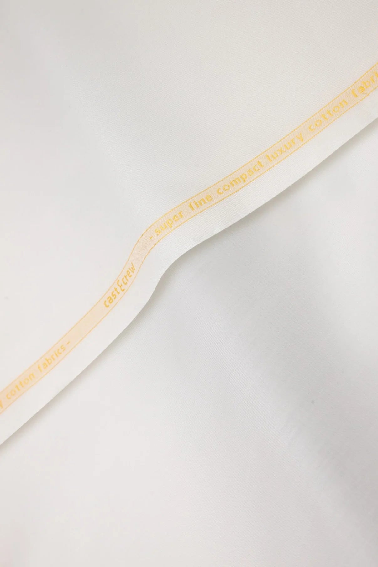 Premium Off White Cotton Unstitched Fabric