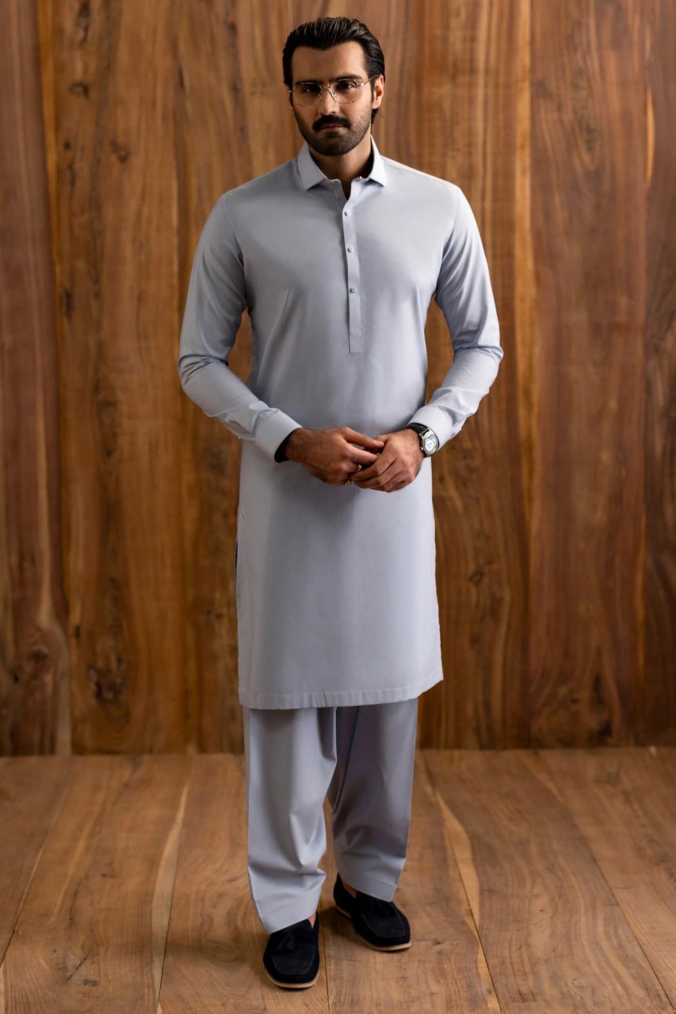 Sky Blue Exclusive kameez shalwar