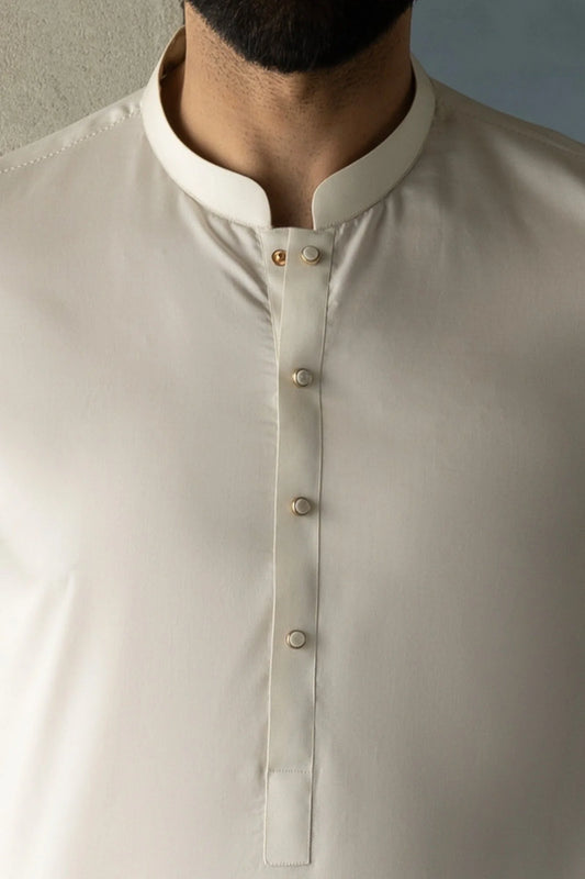 Cream Exclusive Kameez Shalwar