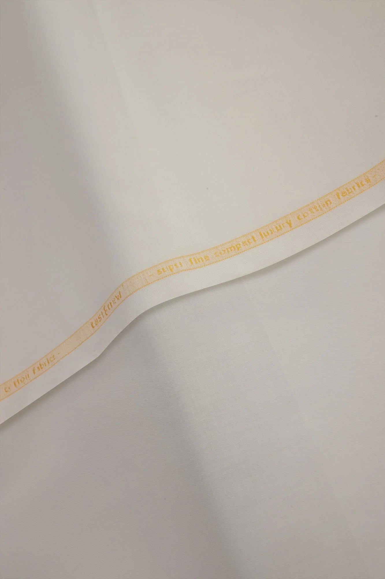 Premium Cream Cotton Unstitched fabric