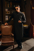 Deep Black Shalwar Kameez
