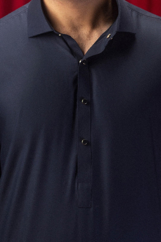 Navy Blue Exclusive kameez shalwar
