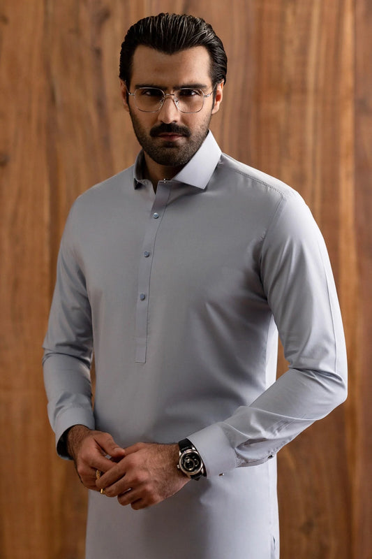 Sky Blue Exclusive kameez shalwar
