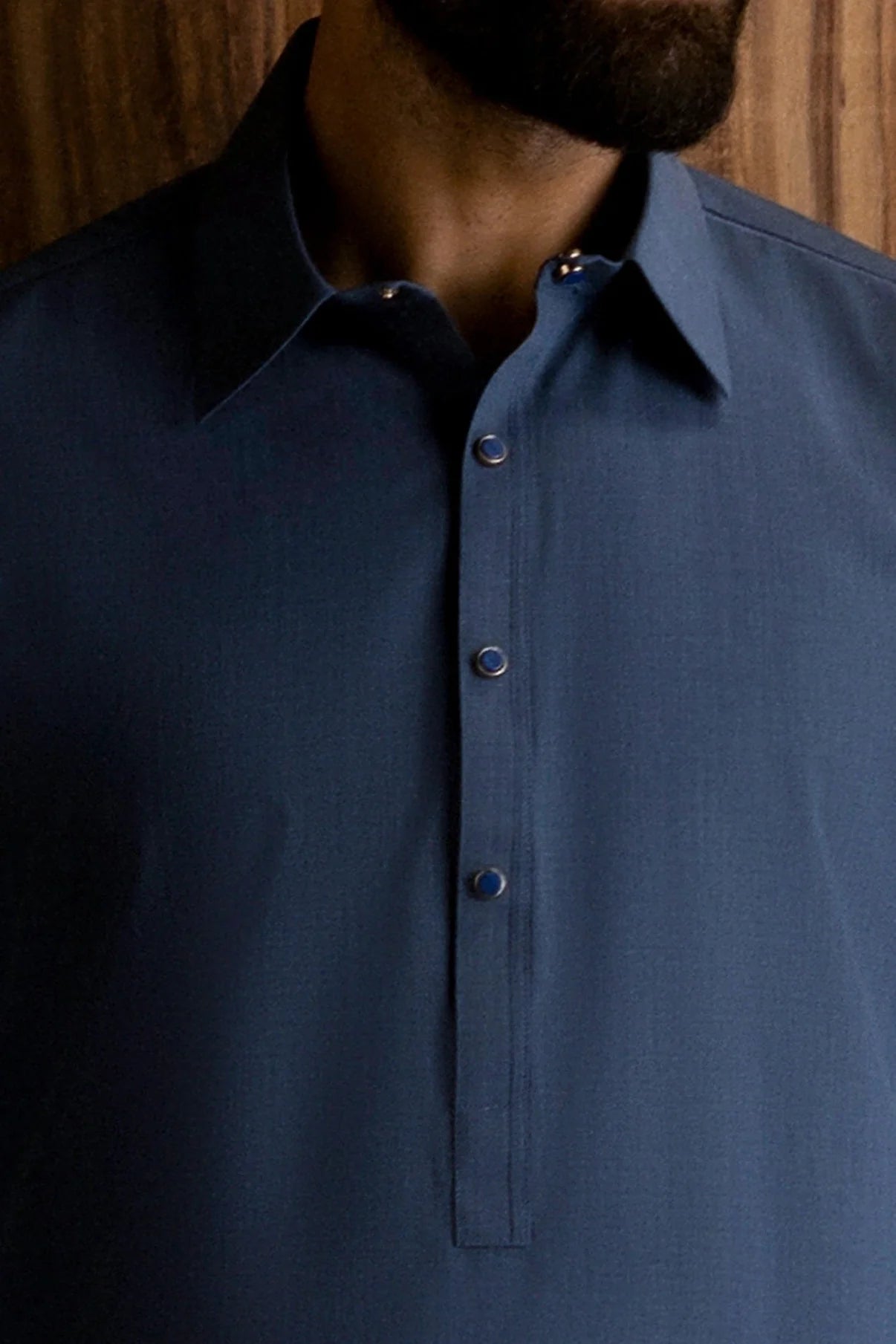 Marled Blue Exclusive Kameez Shalwar
