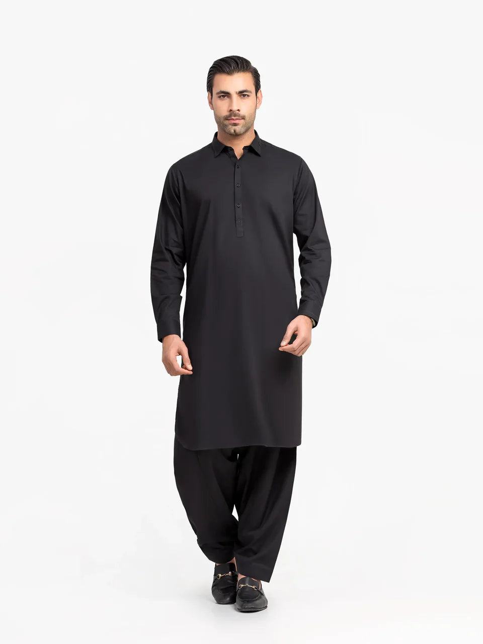 Men's Black Shalwar Kameez