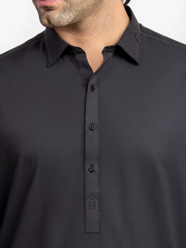 Men's Black Shalwar Kameez