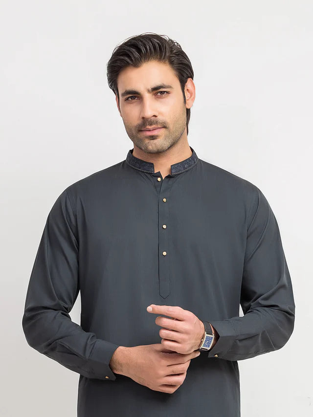 Men's Dark Teal Shalwar Kameez