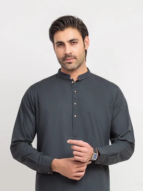 Men's Dark Teal Shalwar Kameez