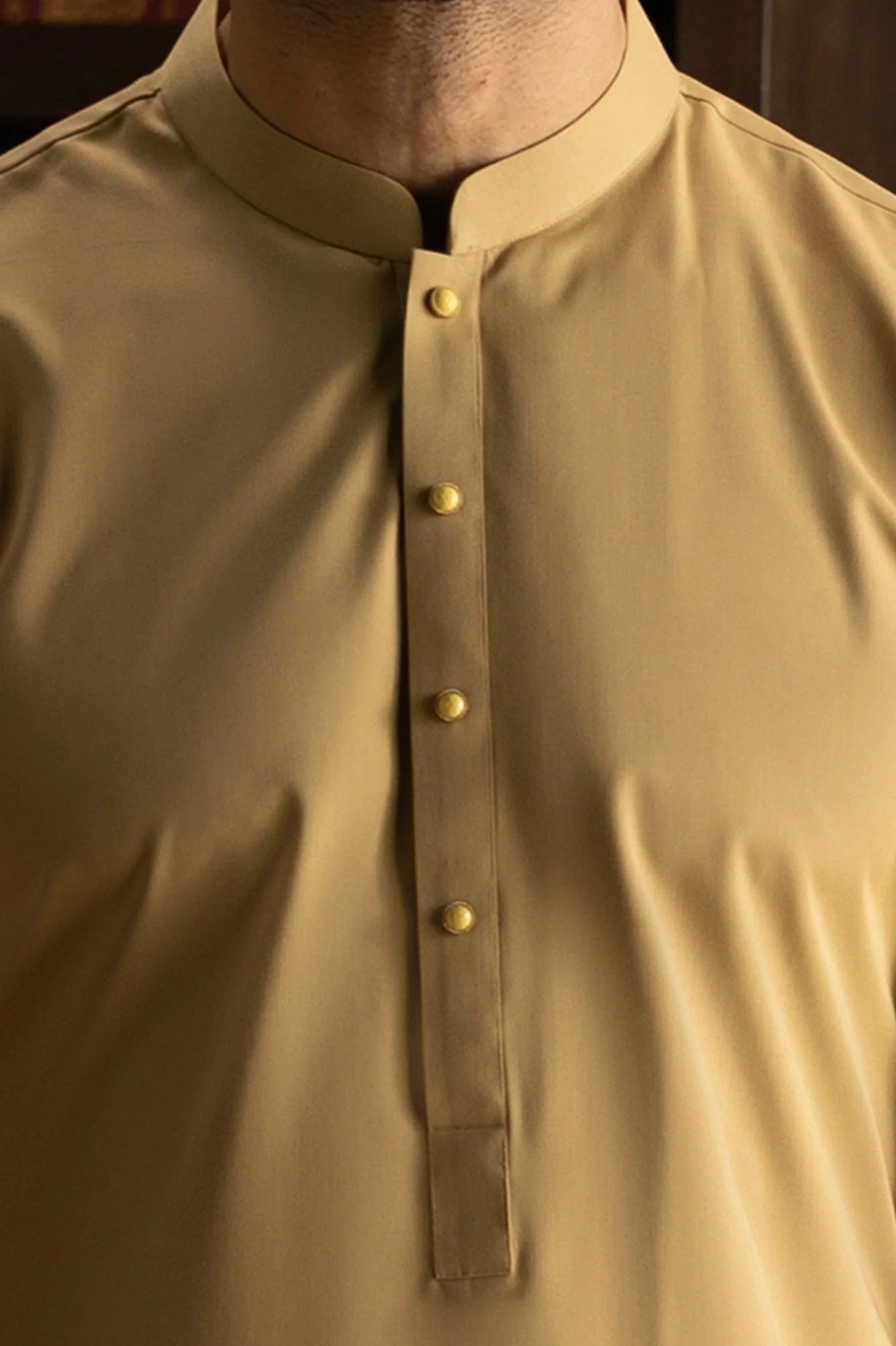 Sand Gold Exclusive kameez shalwar