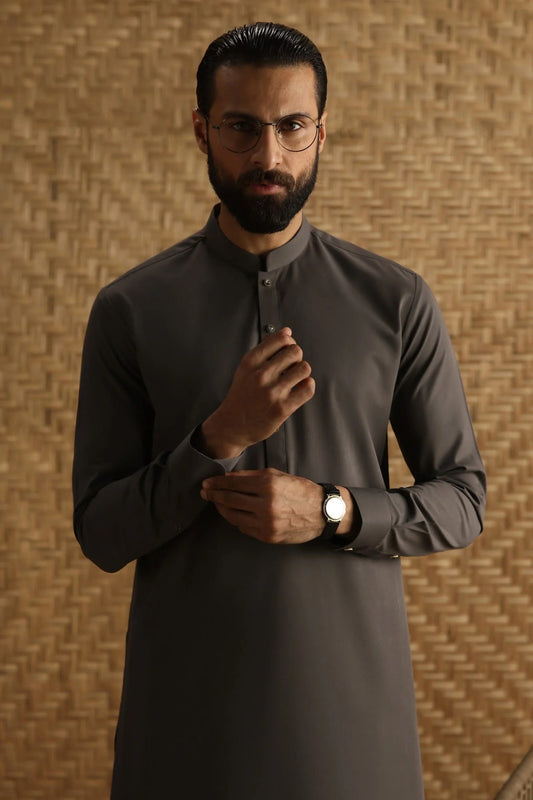 charcoal exclusive kameez shalwar