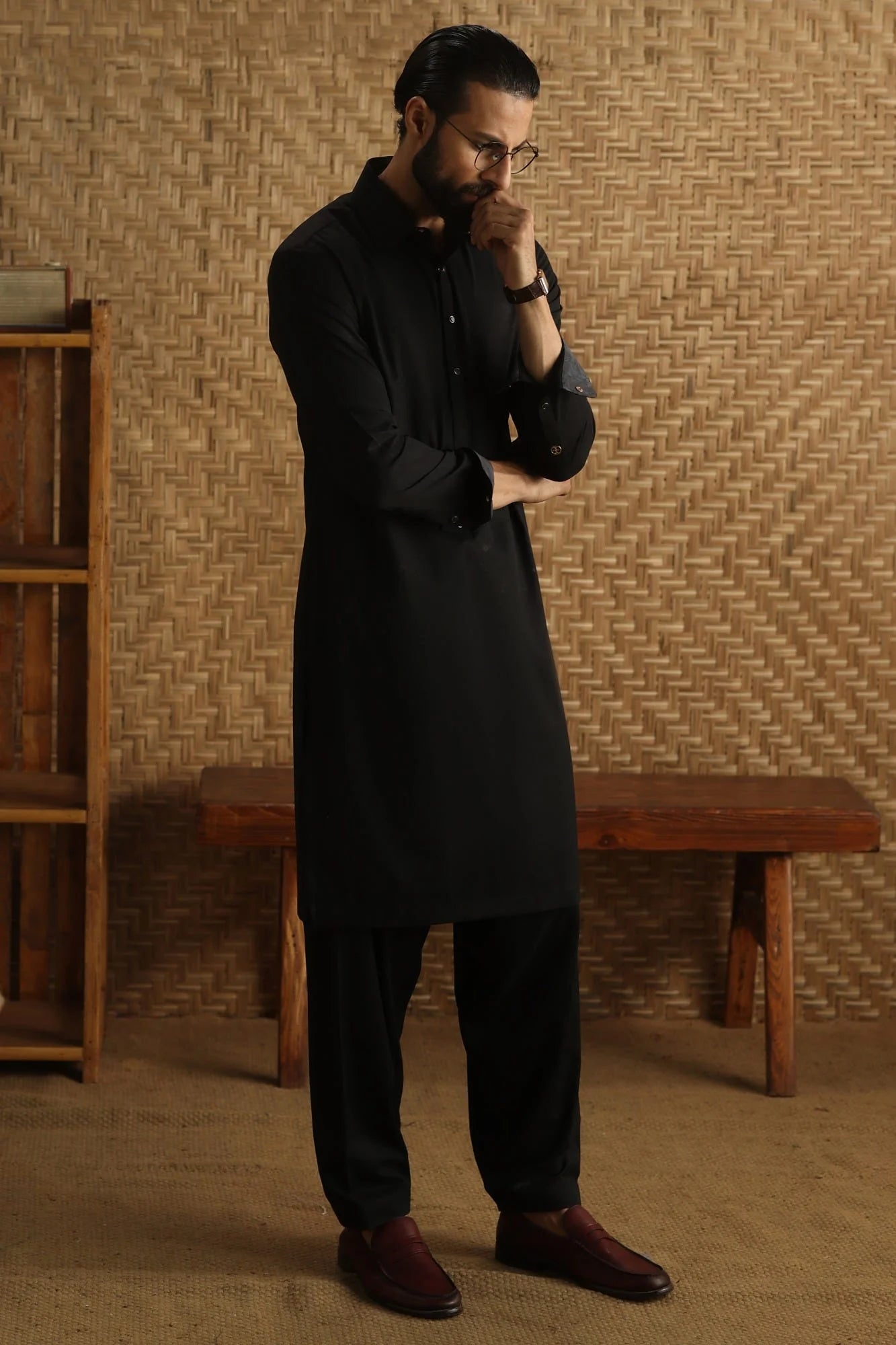 Magnet Grey Exclusive kameez shalwar