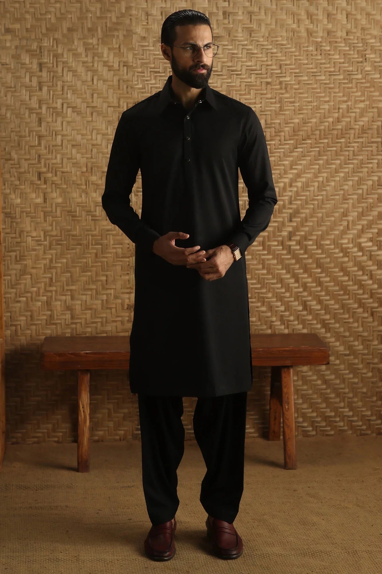 Magnet Grey Exclusive kameez shalwar