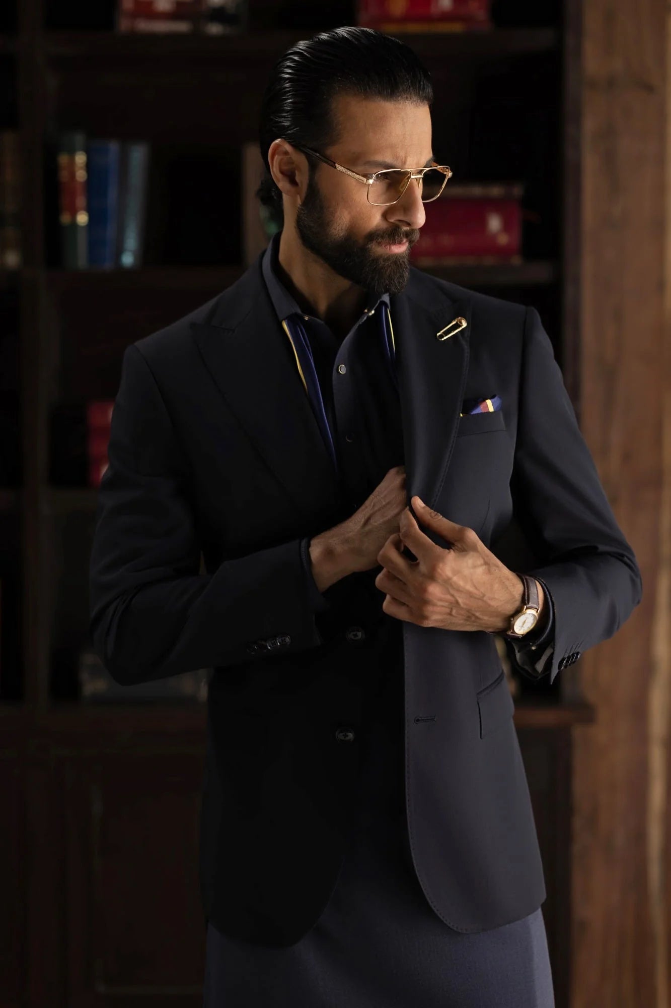 Blue Exclusive kameez shalwar