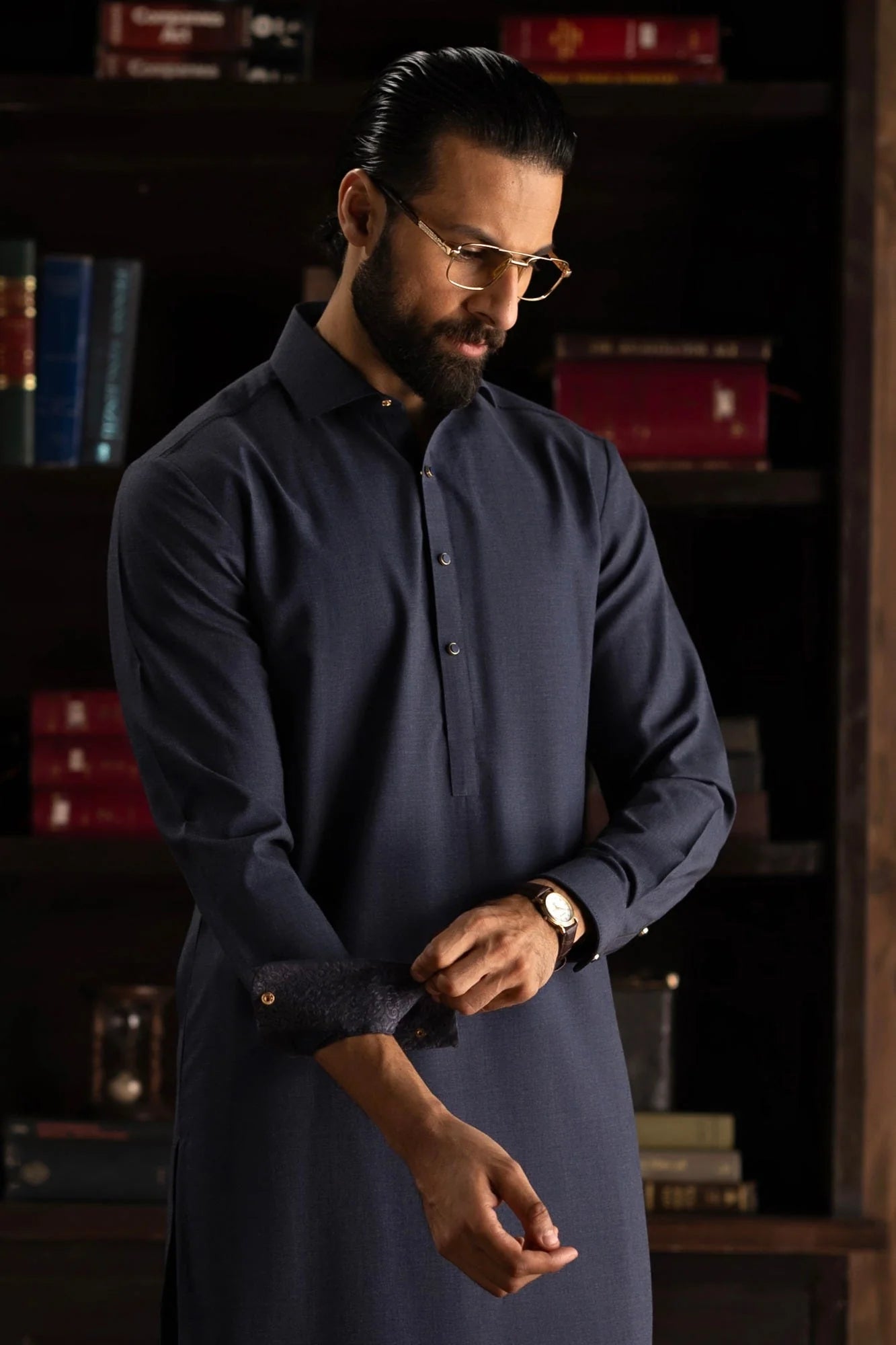 Blue Exclusive kameez shalwar