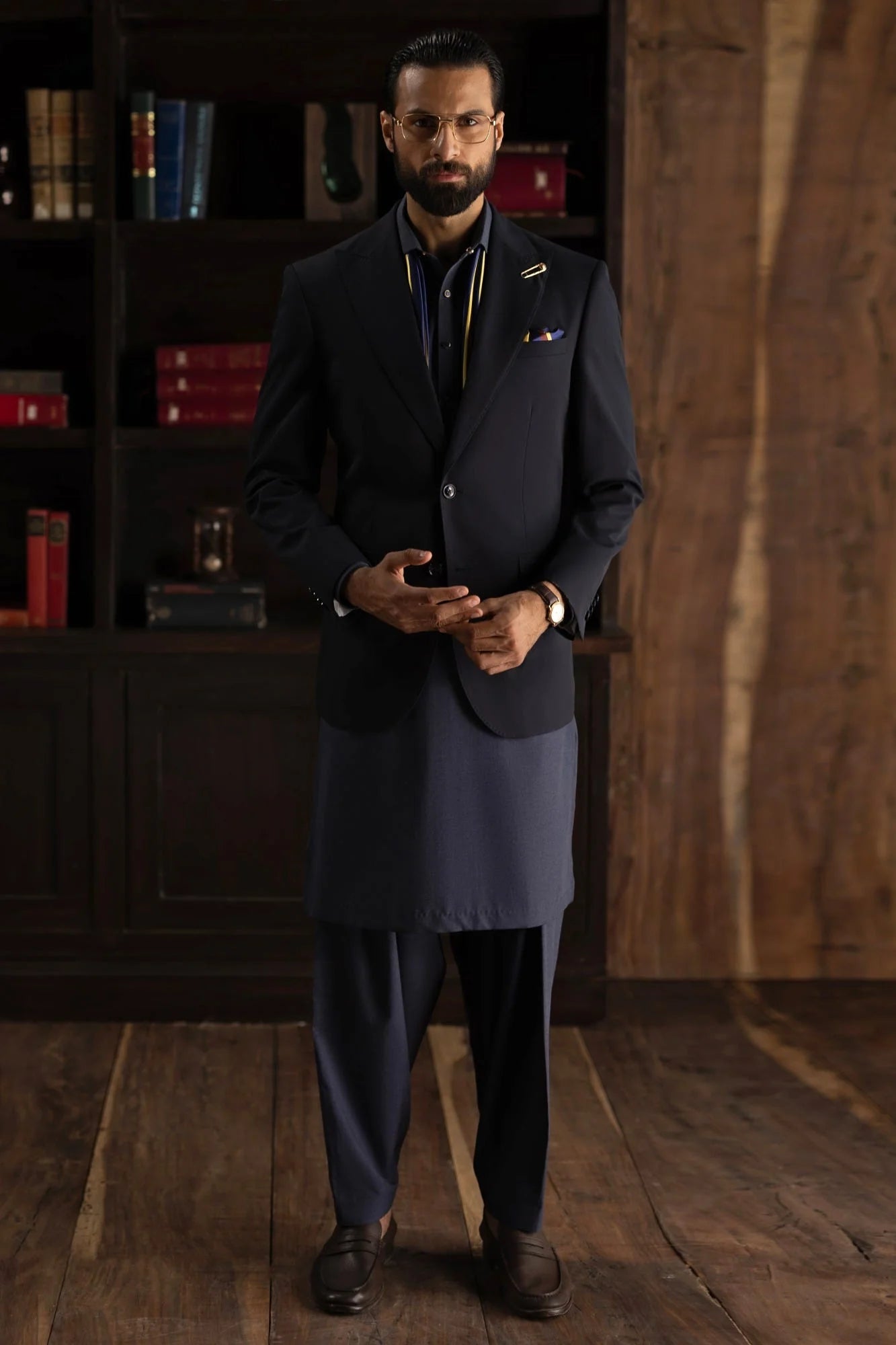 Purple Grey Exclusive kameez shalwar