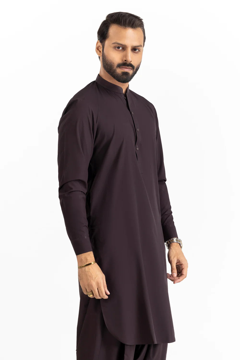 Chocolate Brown Exclusive Kameez Shalwar