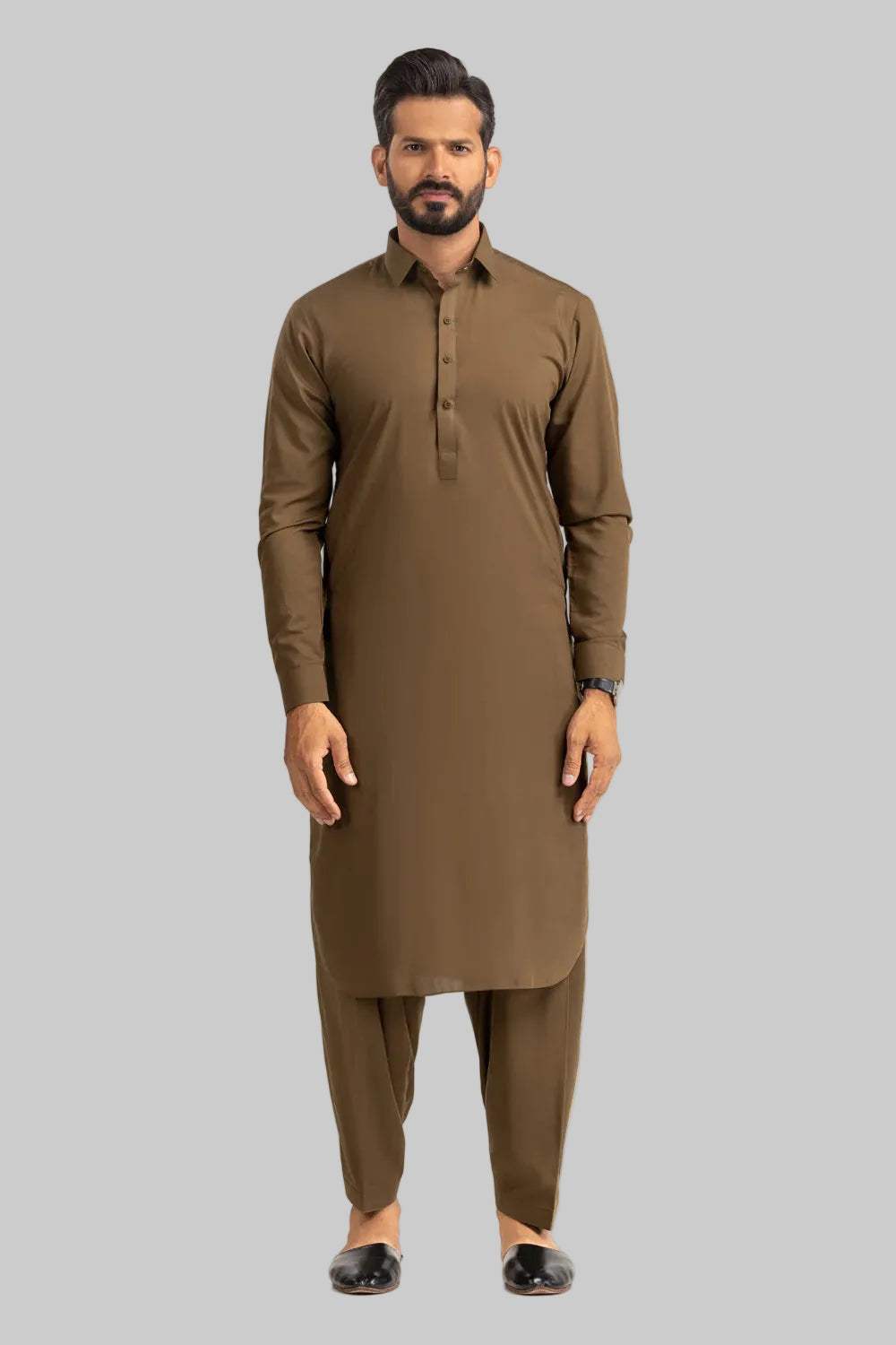 Conran Golden Kameez Shalwar