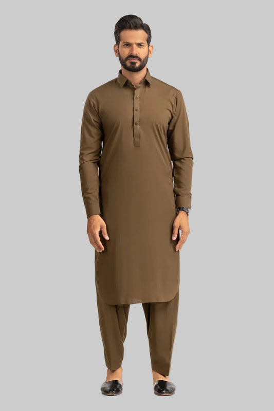 Conran Golden Kameez Shalwar