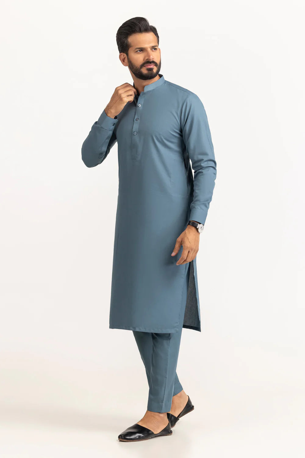 Sea Green Kameez Shalwar