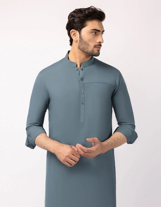Dull Green Exclusive kameez shalwar