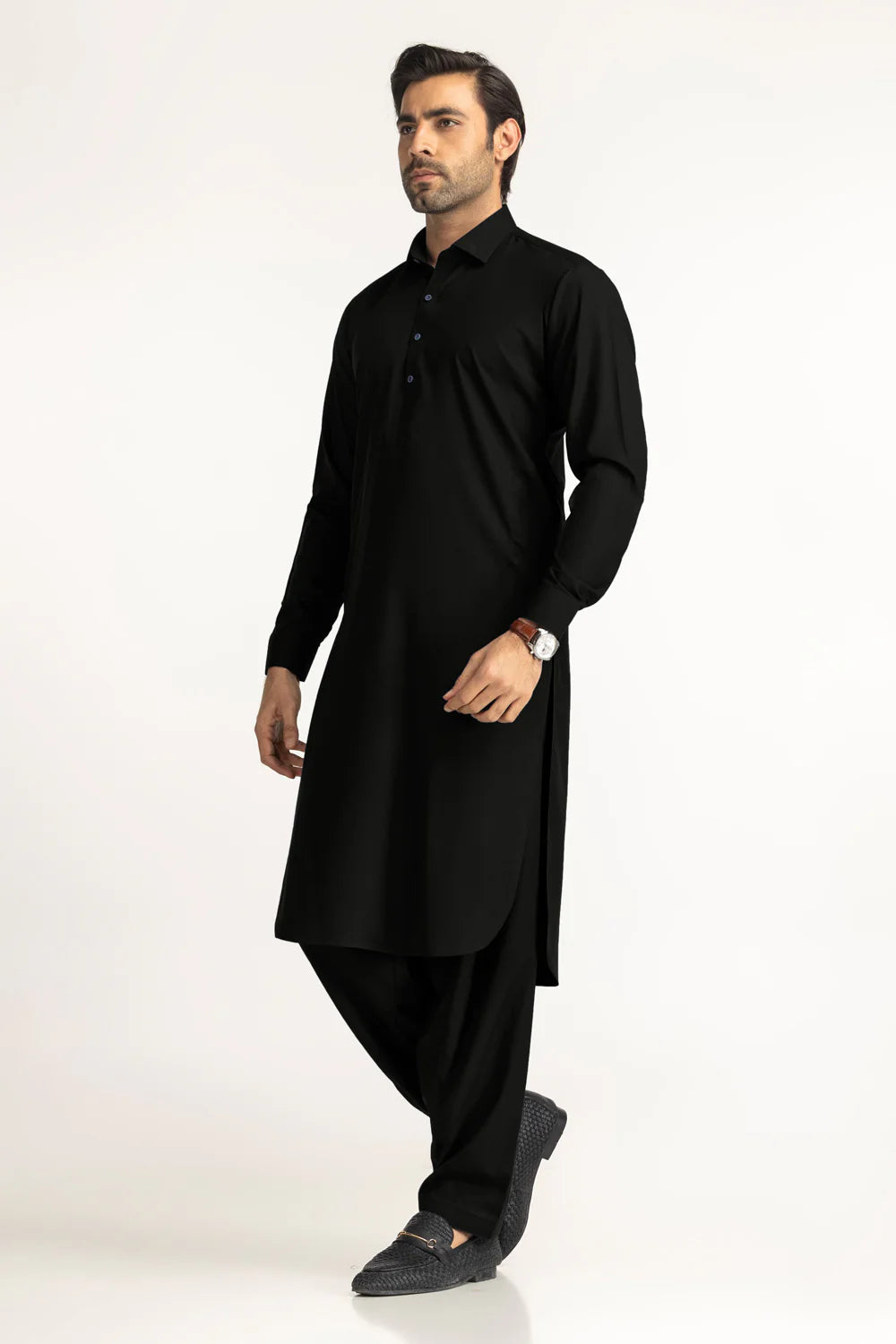 Conran Black Kameez Shalwar