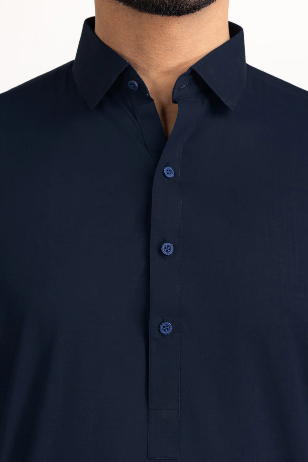 Conran Navy Blue Kameez Shalwar