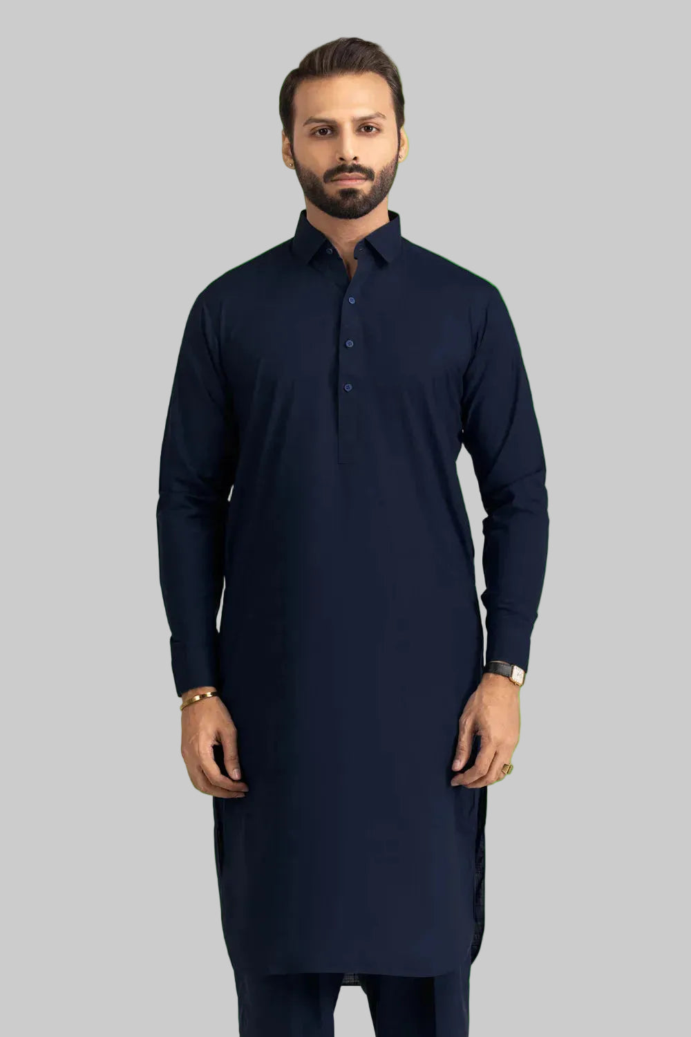 Conran Navy Blue Kameez Shalwar