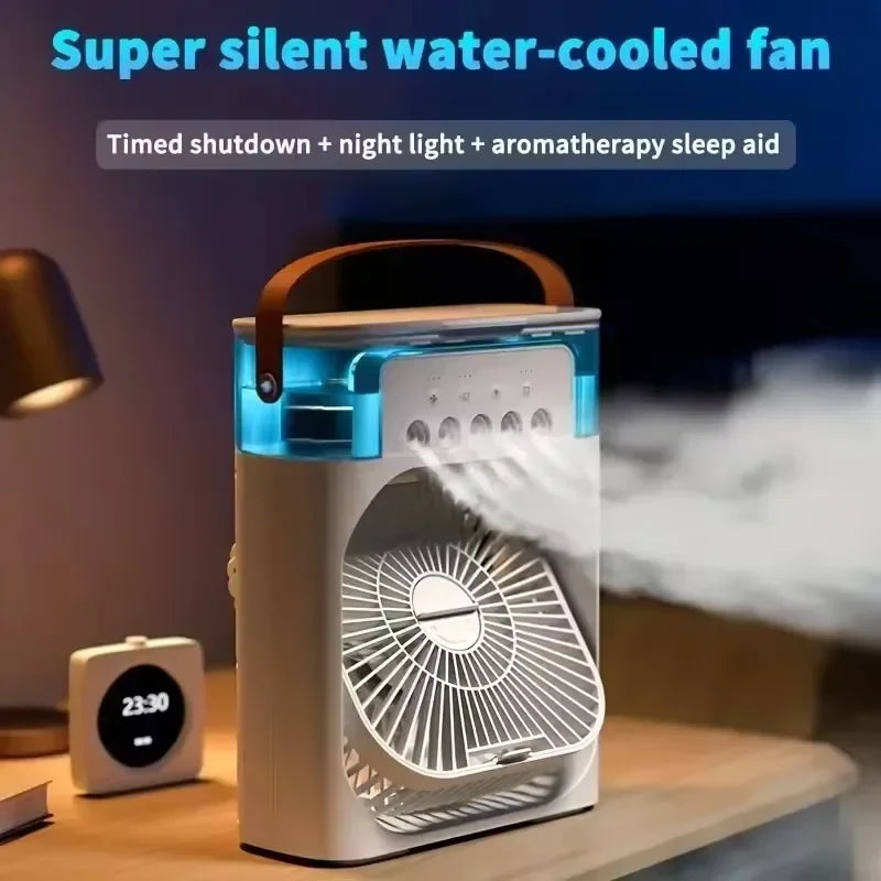 Flock Coolerr Portable Mini Air Cooler Fan with Mist – Ultra-Quiet Cooling Fan with ...